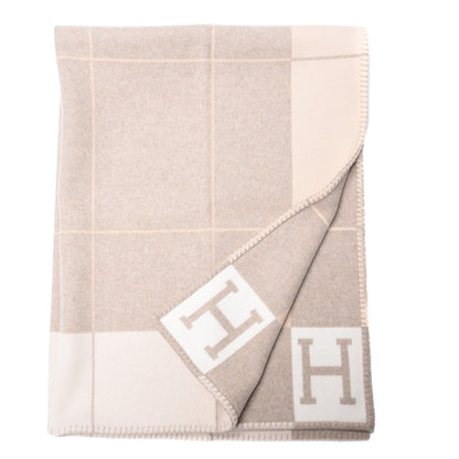 Hermes Wool Cashmere Avalon III Blanket Coco Camomille 1 of 3