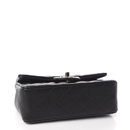 Chanel Caviar Quilted Mini Rectangular Flap Black 4 of 11