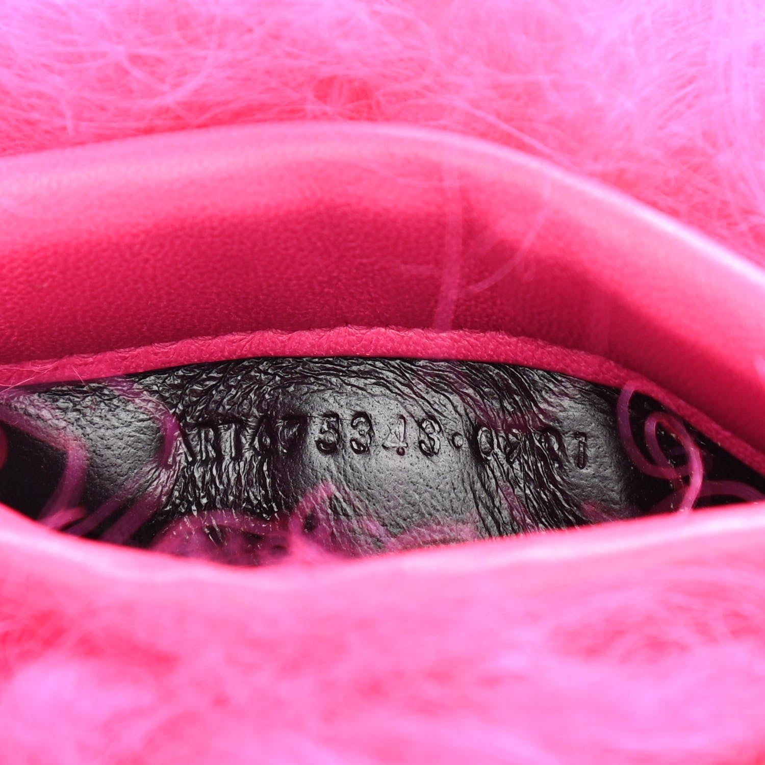 Saint Laurent Fur Mini Pac Pac Pouch On Chain Fuchsia 8 of 12