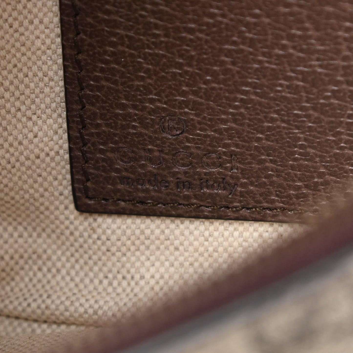 GG Supreme Monogram Web Ophidia Flap Messenger Bag Beige New Acero