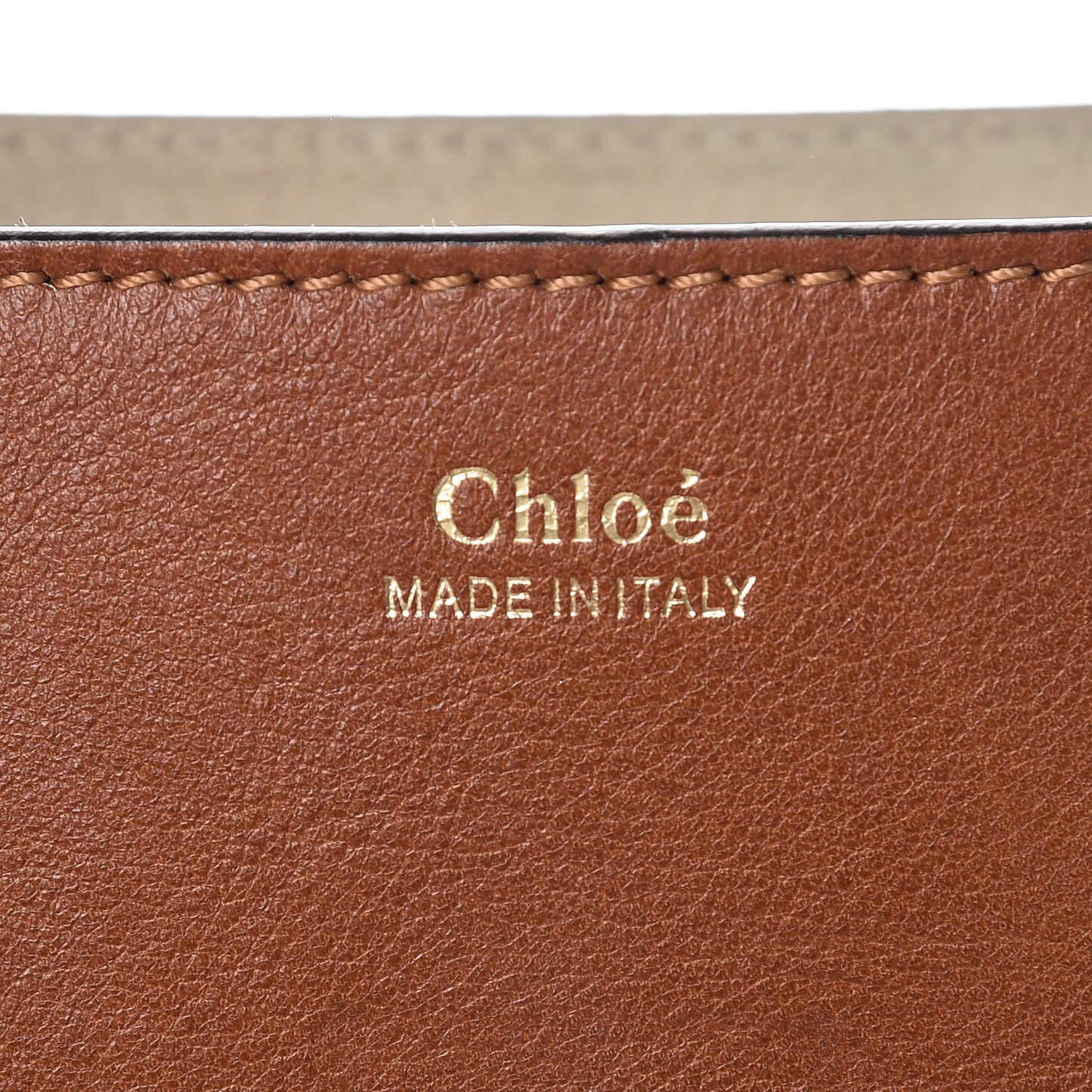 Calfskin Perforated Mini Drew Shoulder Bag Caramel