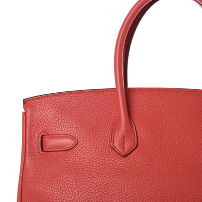 Hermes Taurillon Clemence Birkin 35 Bougainvillea 26 of 32