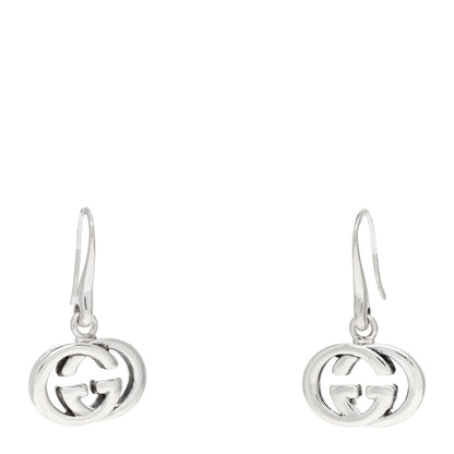 Gucci Sterling Silver Britt Drop Earrings 1 of 3