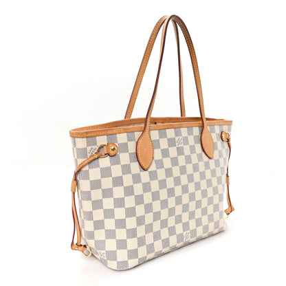 Louis Vuitton Damier Azur Neverfull PM 2 of 11