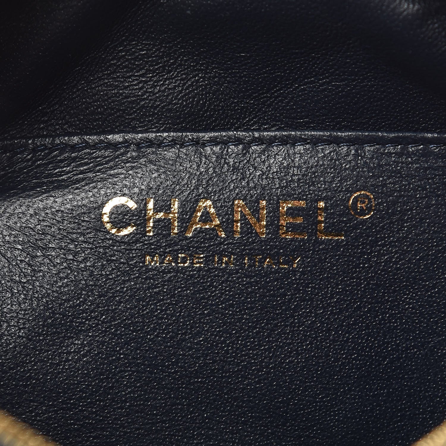 Chanel Caviar Quilted Camera Case Navy 6 of 8