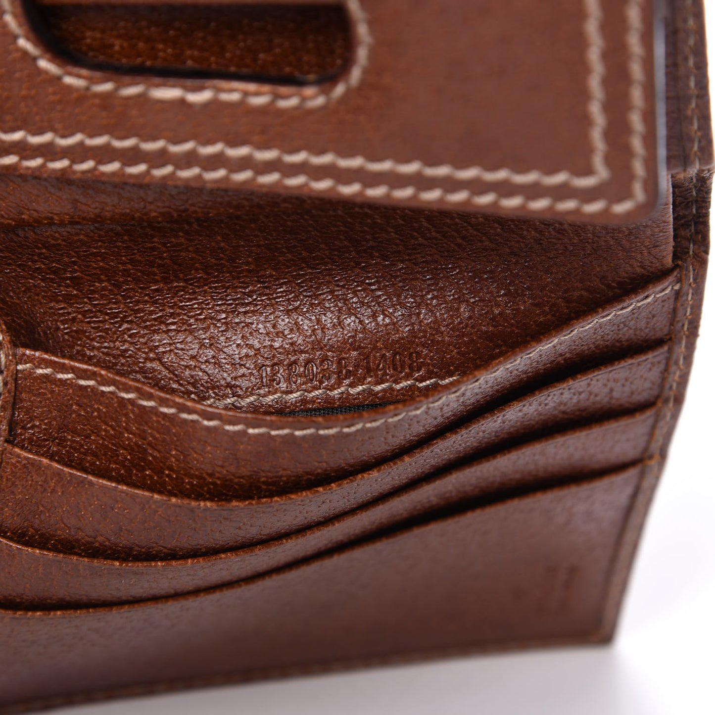 Monogram Bamboo French Wallet Brown