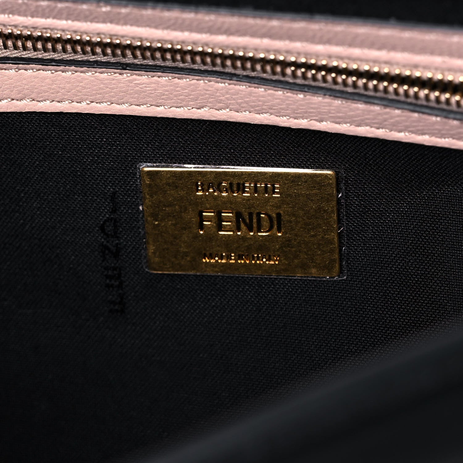 Fendi Nappa Apolo Bi-Color Chain Baguette Rosa Quarzo Black 6 of 13