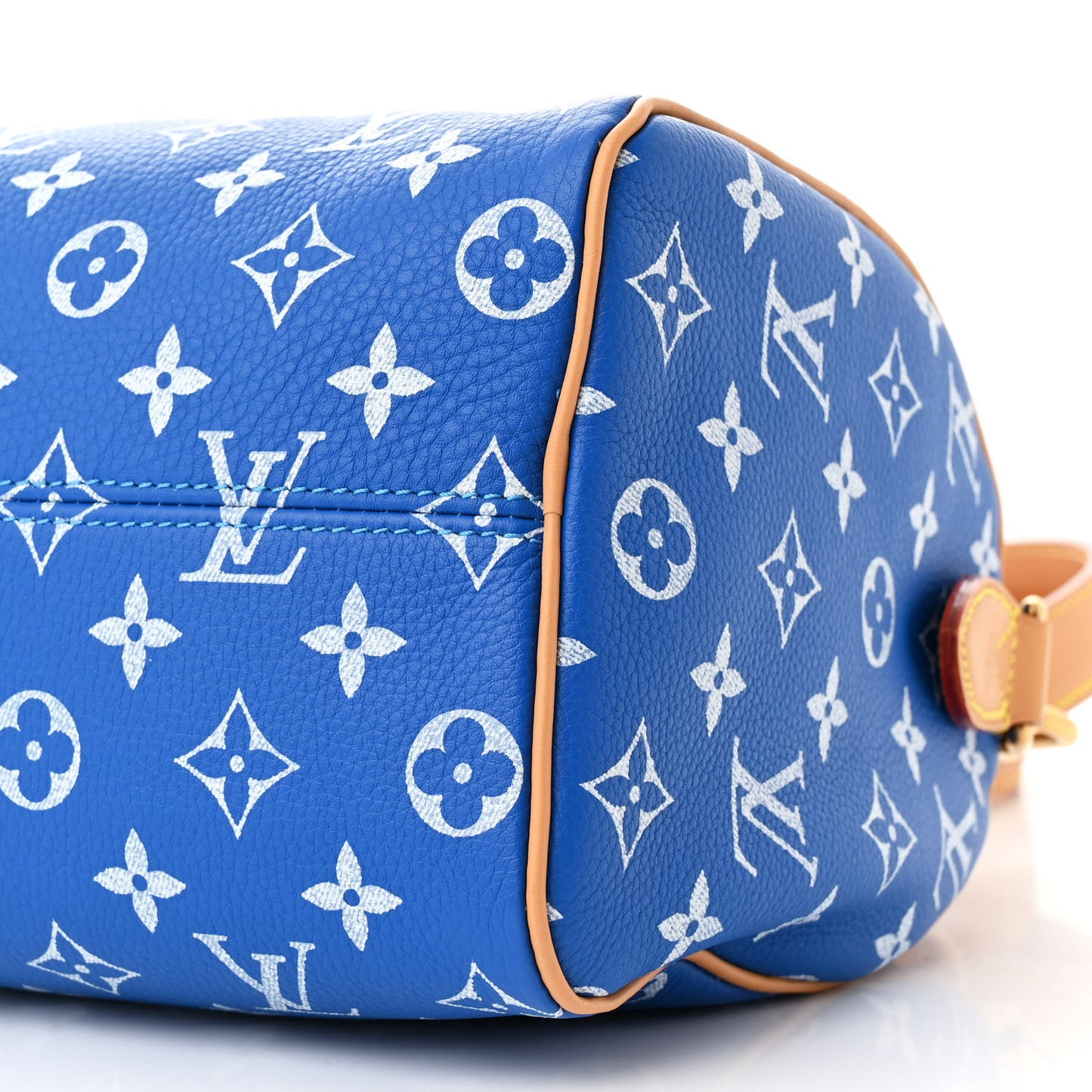 Calfskin Monogram Speedy P9 Bandouliere 25 Blue
