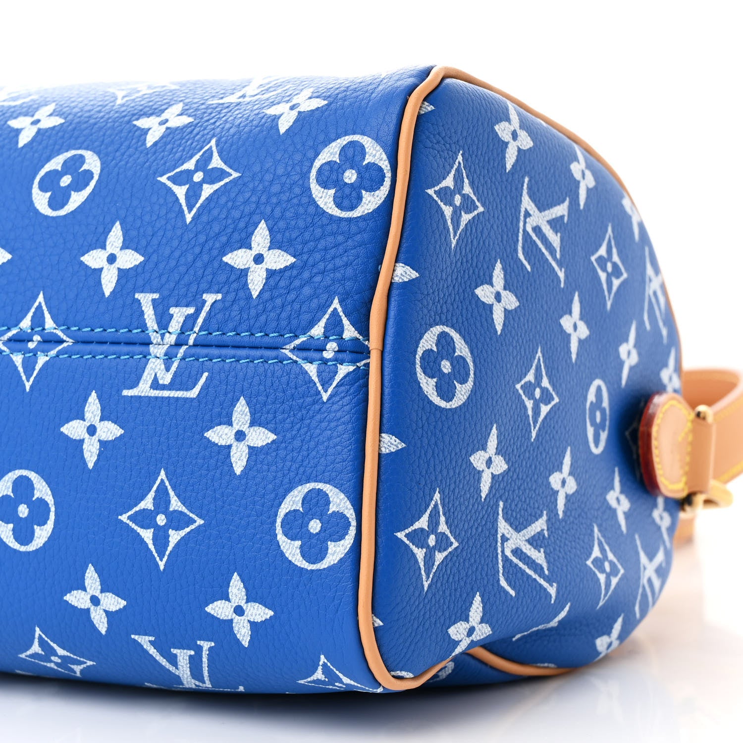 Louis Vuitton Calfskin Monogram Speedy P9 Bandouliere 25 Blue 12 of 13