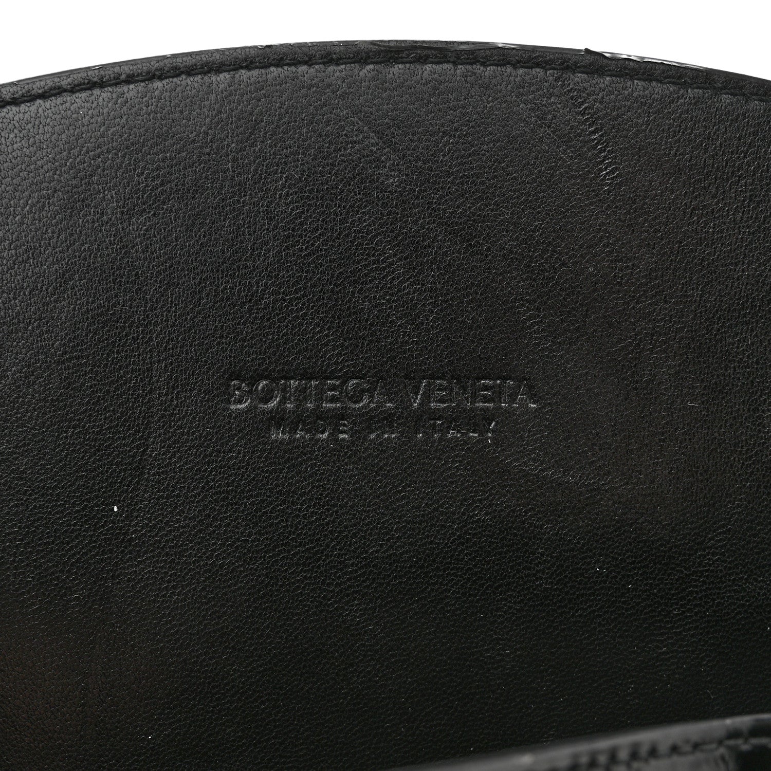 Bottega Veneta Patent Intrecciato Shoulder Bag Black 6 of 12