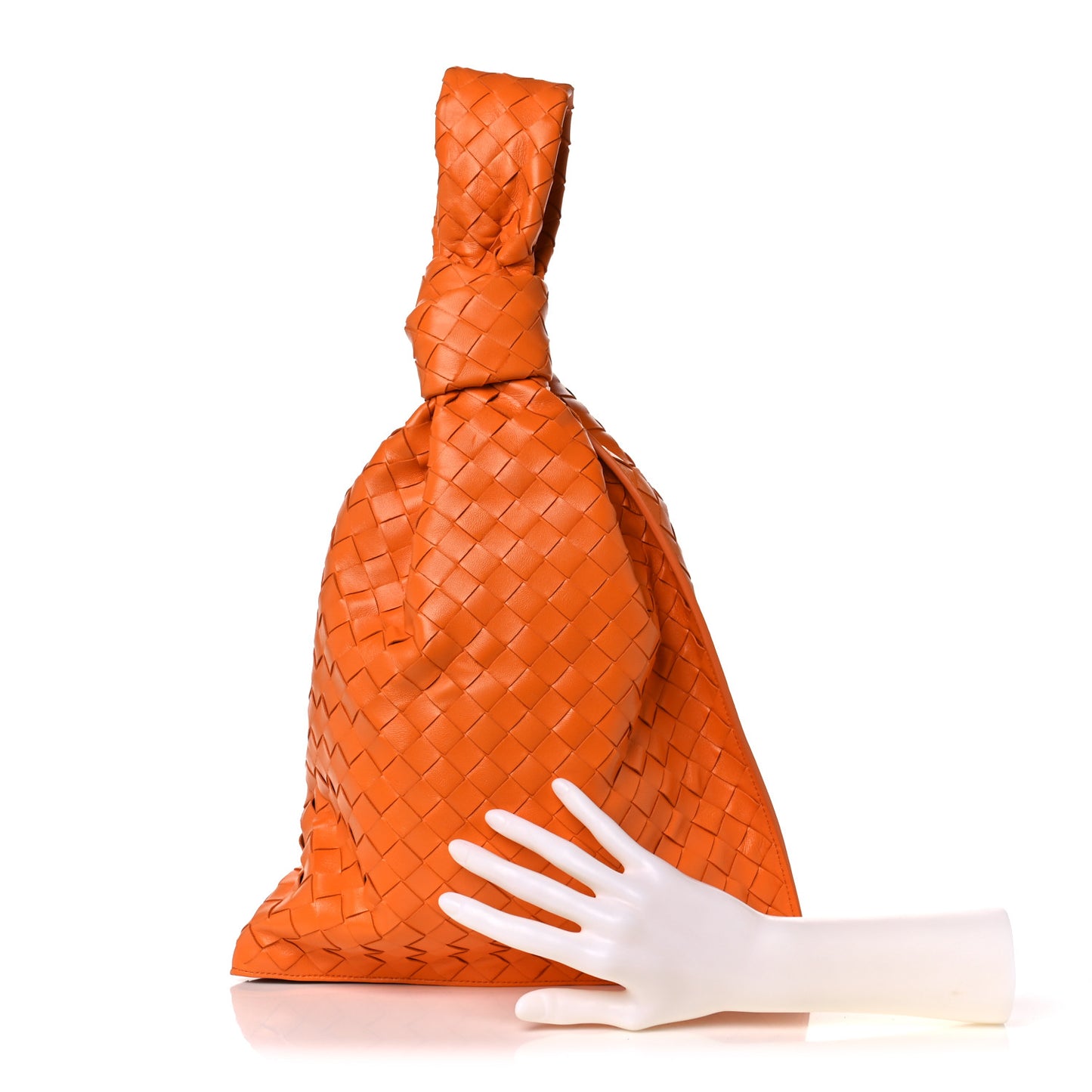 Nappa Intrecciato BV Twist Orange