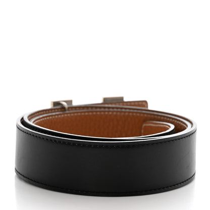 Hermes Box Togo 32mm H Belt 85 34 Black Gold 3 of 8