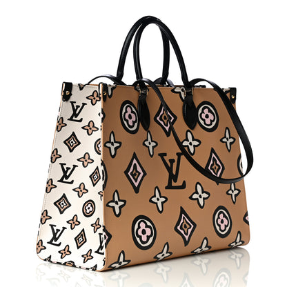 Louis Vuitton Monogram Giant Wild At Heart Onthego GM Arizona 2 of 8