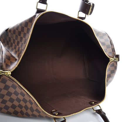 Louis Vuitton Damier Ebene Keepall Bandouliere 55 6 of 10