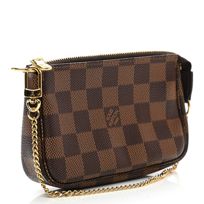 Louis Vuitton Damier Ebene Mini Pochette Accessories 3 of 8