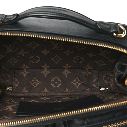 Louis Vuitton Calfskin Monogram Embossed Utility Crossbody Black 5 of 9