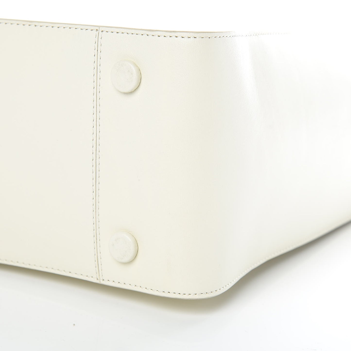 3.1 Calfskin Large Soleil Bucket Bag Off White