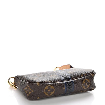 Louis Vuitton Monogram My LV Heritage Mini Pochette Accessories Black Blue Marine 4 of 8