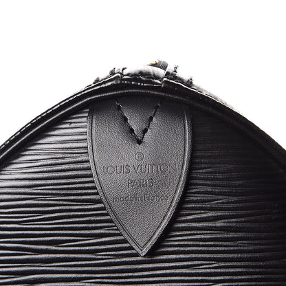 Louis Vuitton Epi Speedy 30 Black 6 of 8