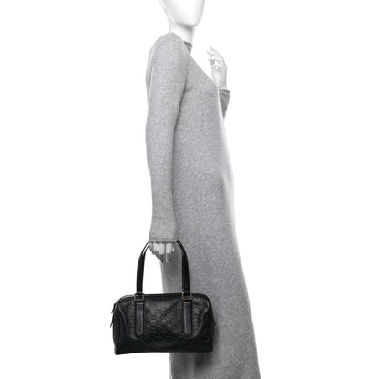Gucci Guccissima Small Boston Black 2 of 11