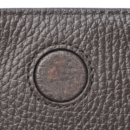 Gucci Monogram Large Flap Messenger Bag Beige Dark Brown 8 of 9