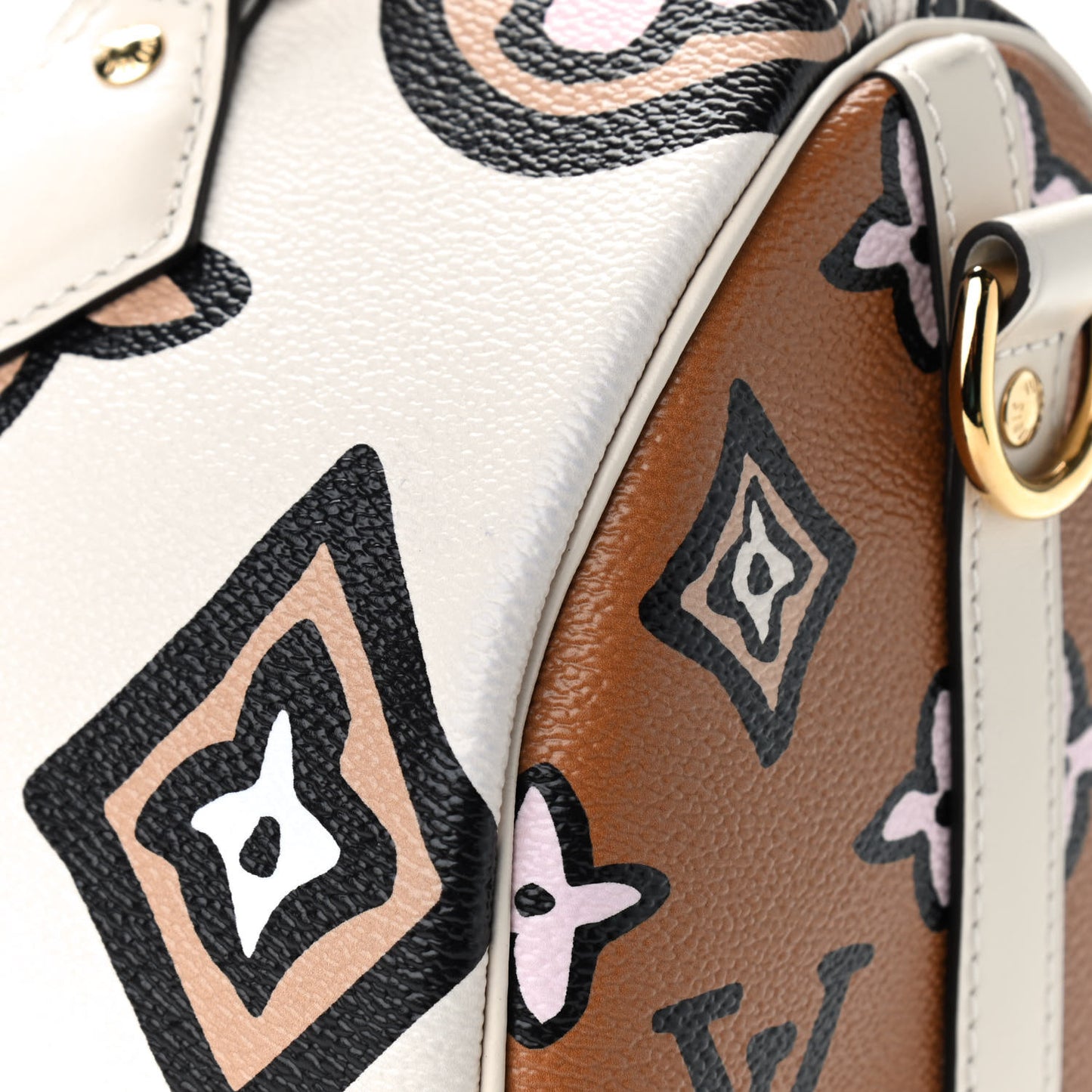 Monogram Giant Wild At Heart Speedy Bandouliere 25 Creme