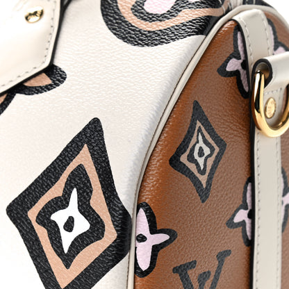 Louis Vuitton Monogram Giant Wild At Heart Speedy Bandouliere 25 Creme 10 of 10
