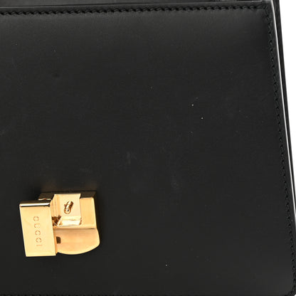 Gucci Calfskin Mini Sylvie Top Handle Bag Black 12 of 17