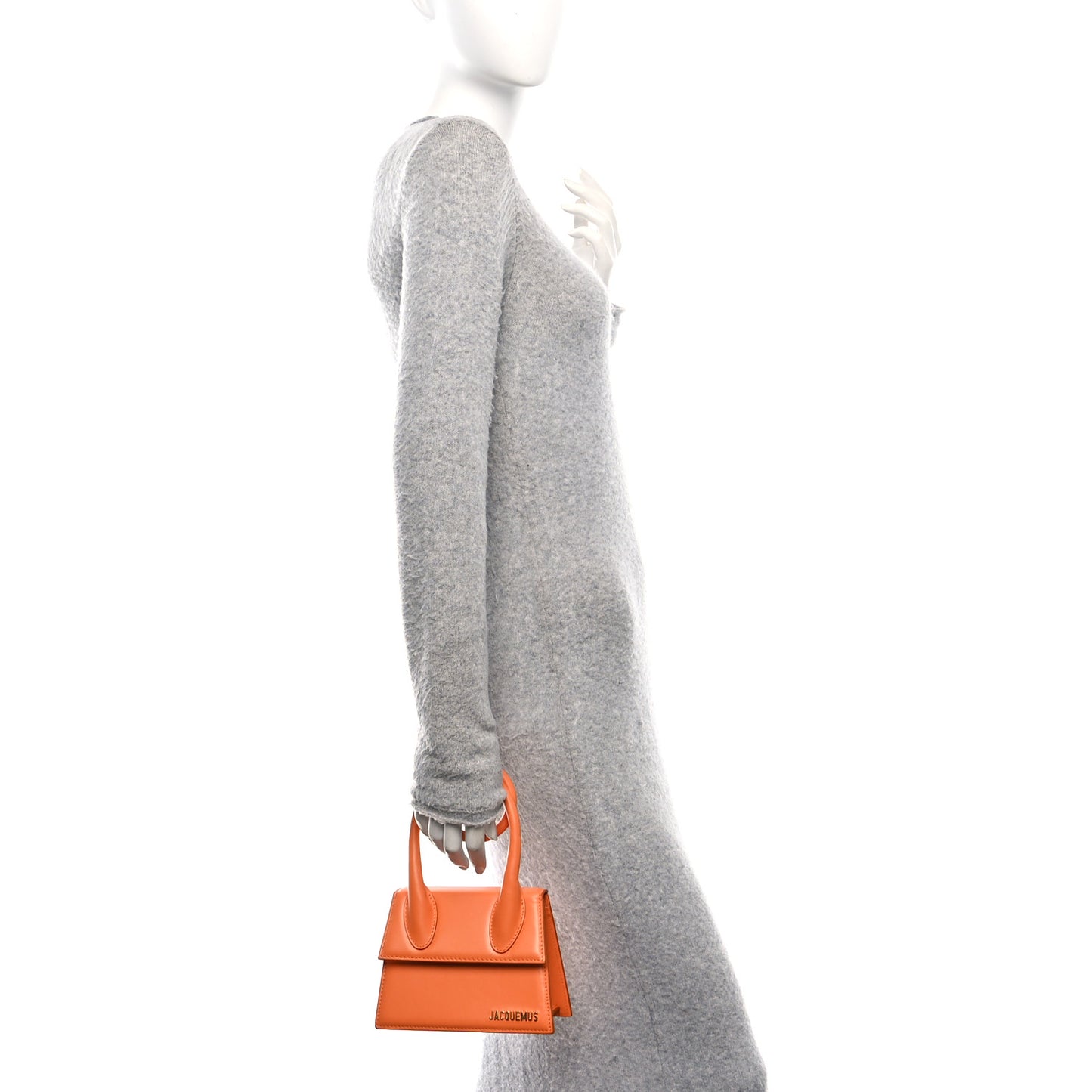 Smooth Calfskin Le Chiquito Noeud Orange