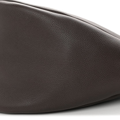 The Row Grained Calfskin Large Slouchy Banana Bag Brunette 10 of 10