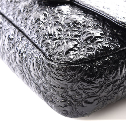 Chanel Vinyl Rock In Moscow Single Flap Black 6 of 11