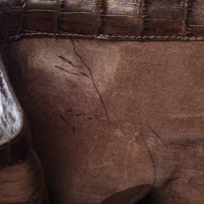 Nancy Gonzalez Crocodile Tote Brown 15 of 18