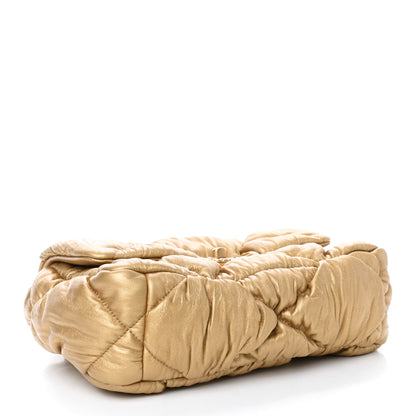 Chanel Iridescent Lambskin Quilted Medium Chanel 19 Flap Golden 3 of 4