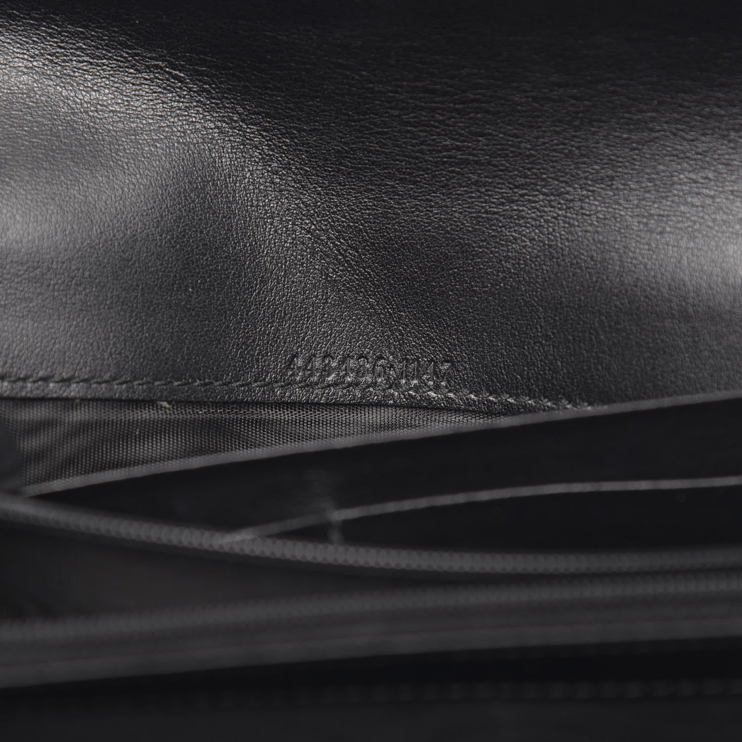 Gucci Calfskin Matelasse GG Marmont Continental Wallet Black 6 of 9
