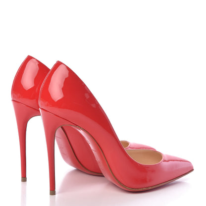 Christian Louboutin Patent Pigalle Follies 100 Pumps 35.5 Pavot 4 of 11