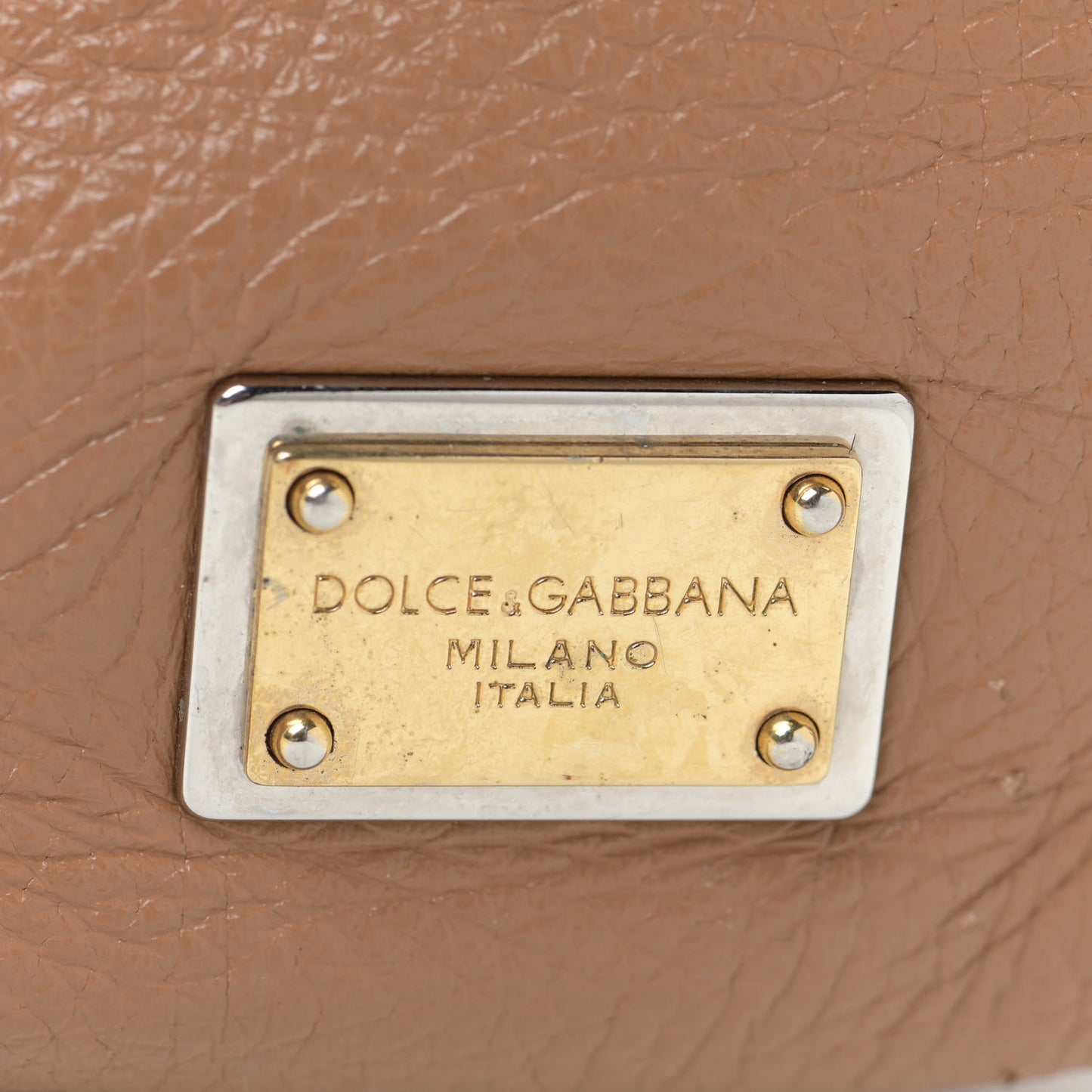 Grained Deerskin Large Miss Sicily Satchel