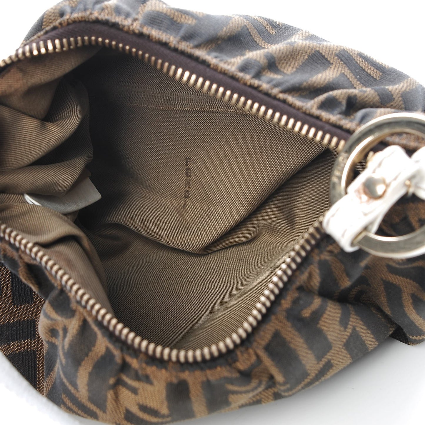 Zucca Mini Shoulder Bag Tobacco White