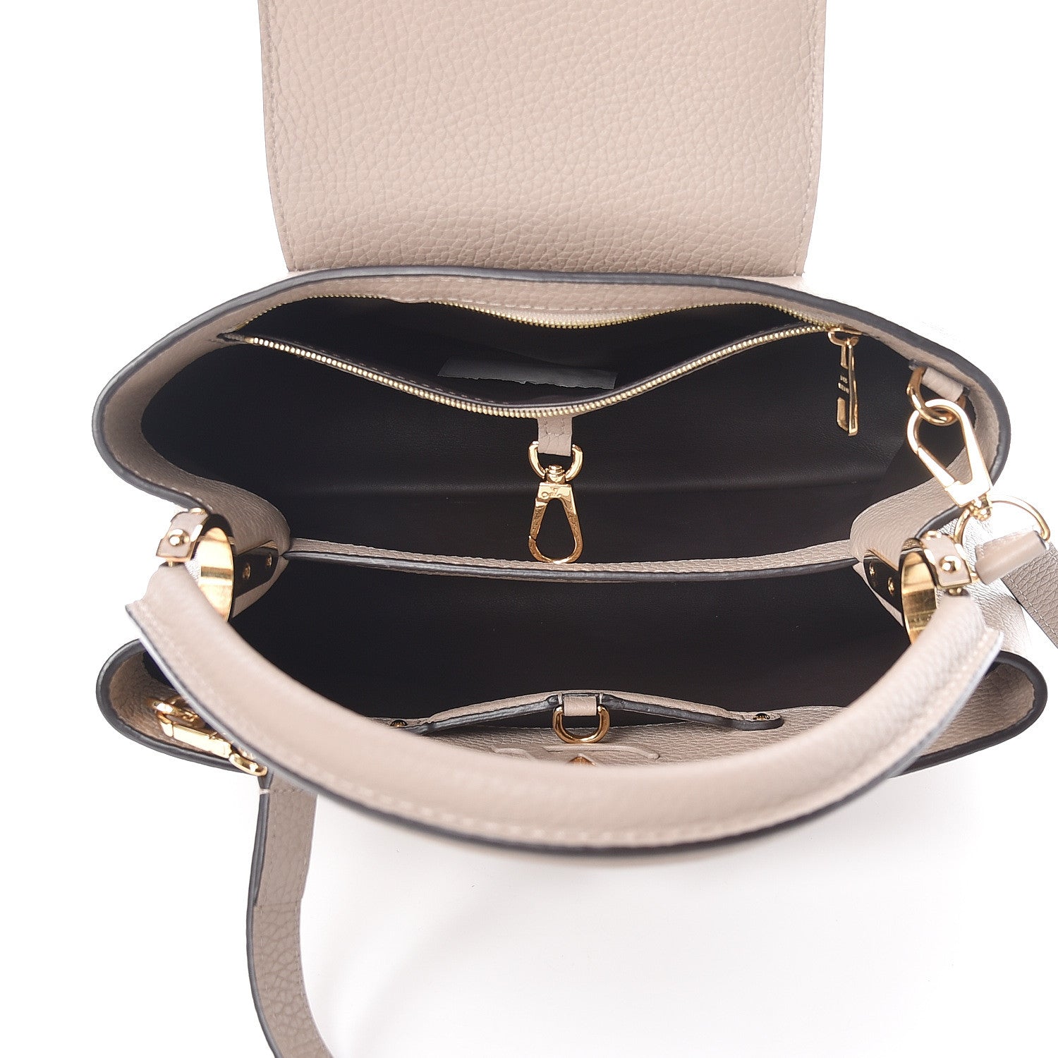 Louis Vuitton Taurillon Capucines PM Galet 5 of 11