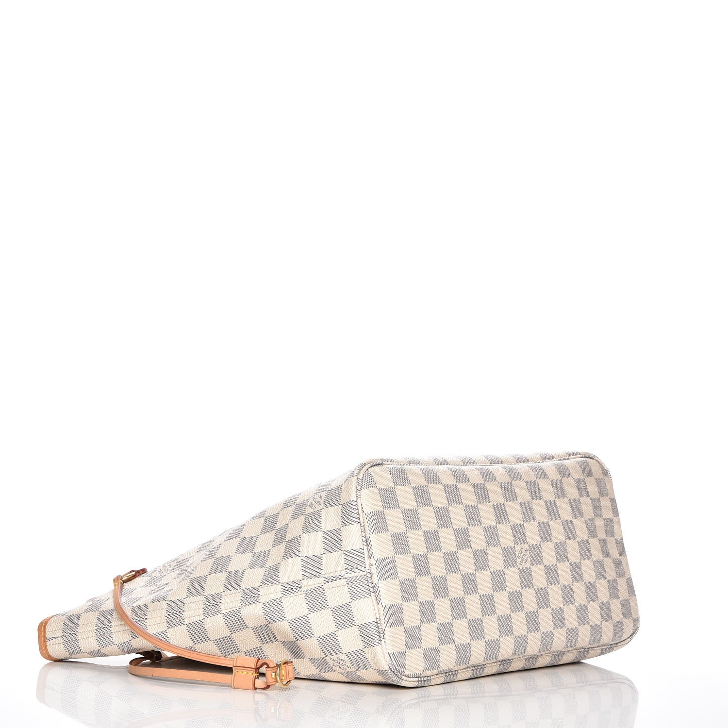 Louis Vuitton Damier Azur Neo Neverfull MM Rose Ballerine 4 of 8