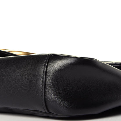 Gucci Calfskin Matelasse Medium GG Marmont Shoulder Bag Black 9 of 9