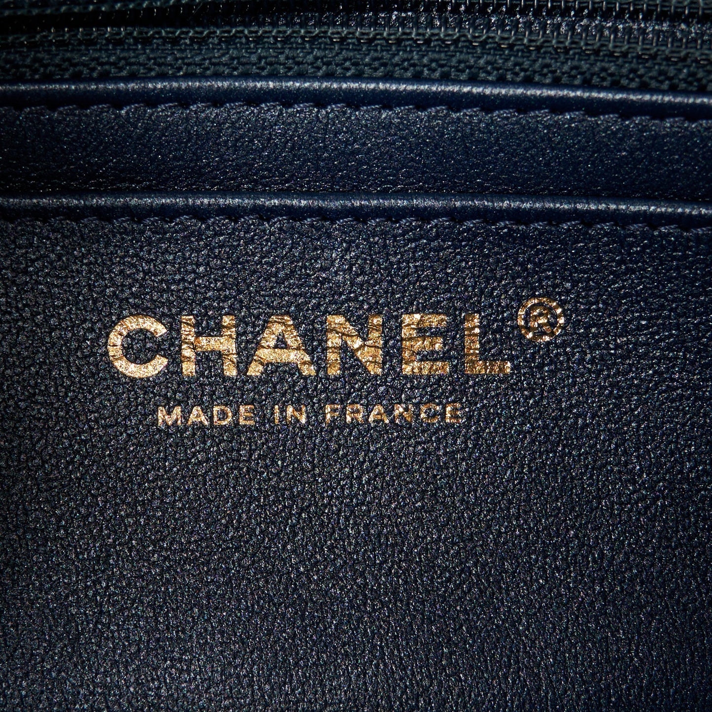 Washed Denim Quilted Mini Rectangular Flap Blue