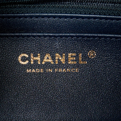 Chanel Washed Denim Quilted Mini Rectangular Flap Blue 6 of 12