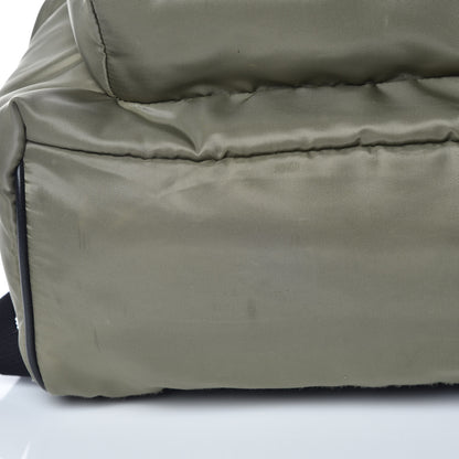 Saint Laurent Canvas Nylon Giant City Backpack Green 10 of 12