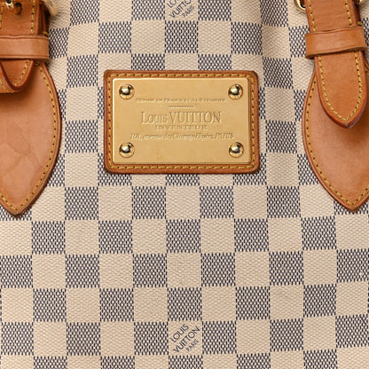 Louis Vuitton Damier Azur Hampstead MM 7 of 16