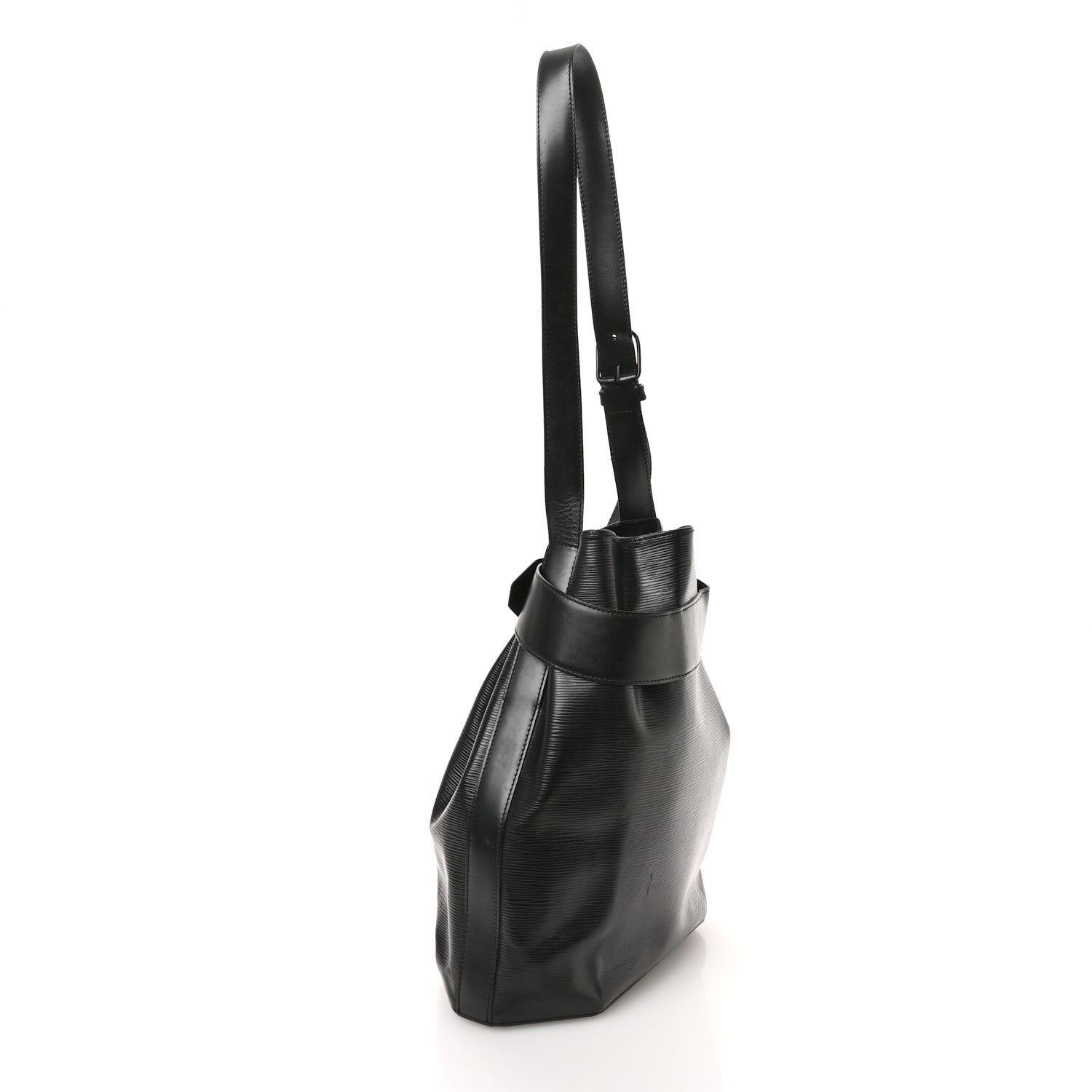 Louis Vuitton Epi Sac D'Epaule GM Black 3 of 10
