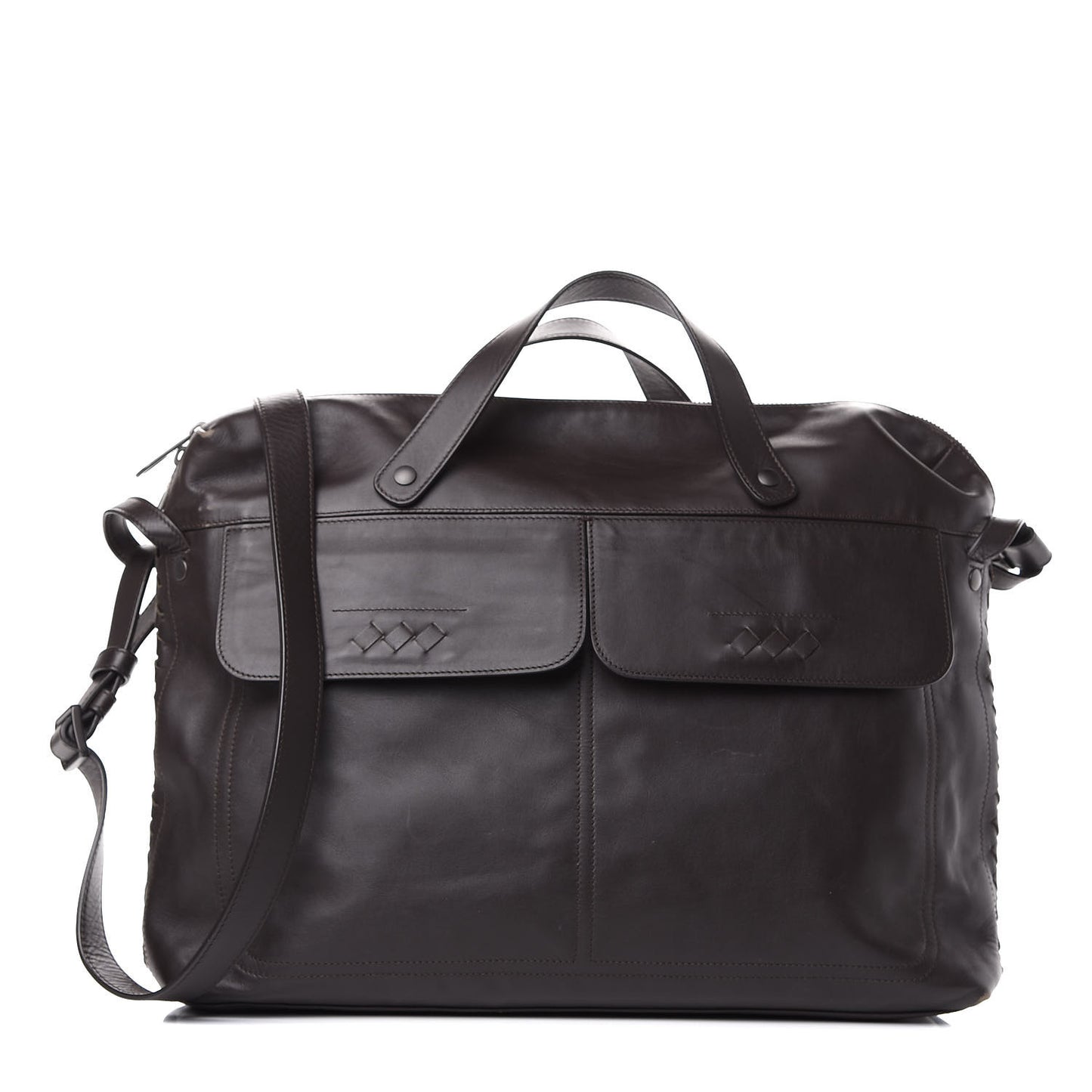Calfskin Briefcase Ebano