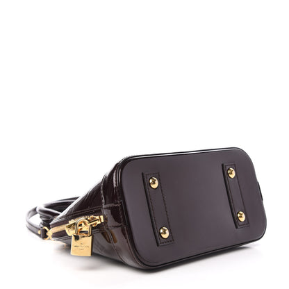 Louis Vuitton Vernis Alma BB Amarante 5 of 9