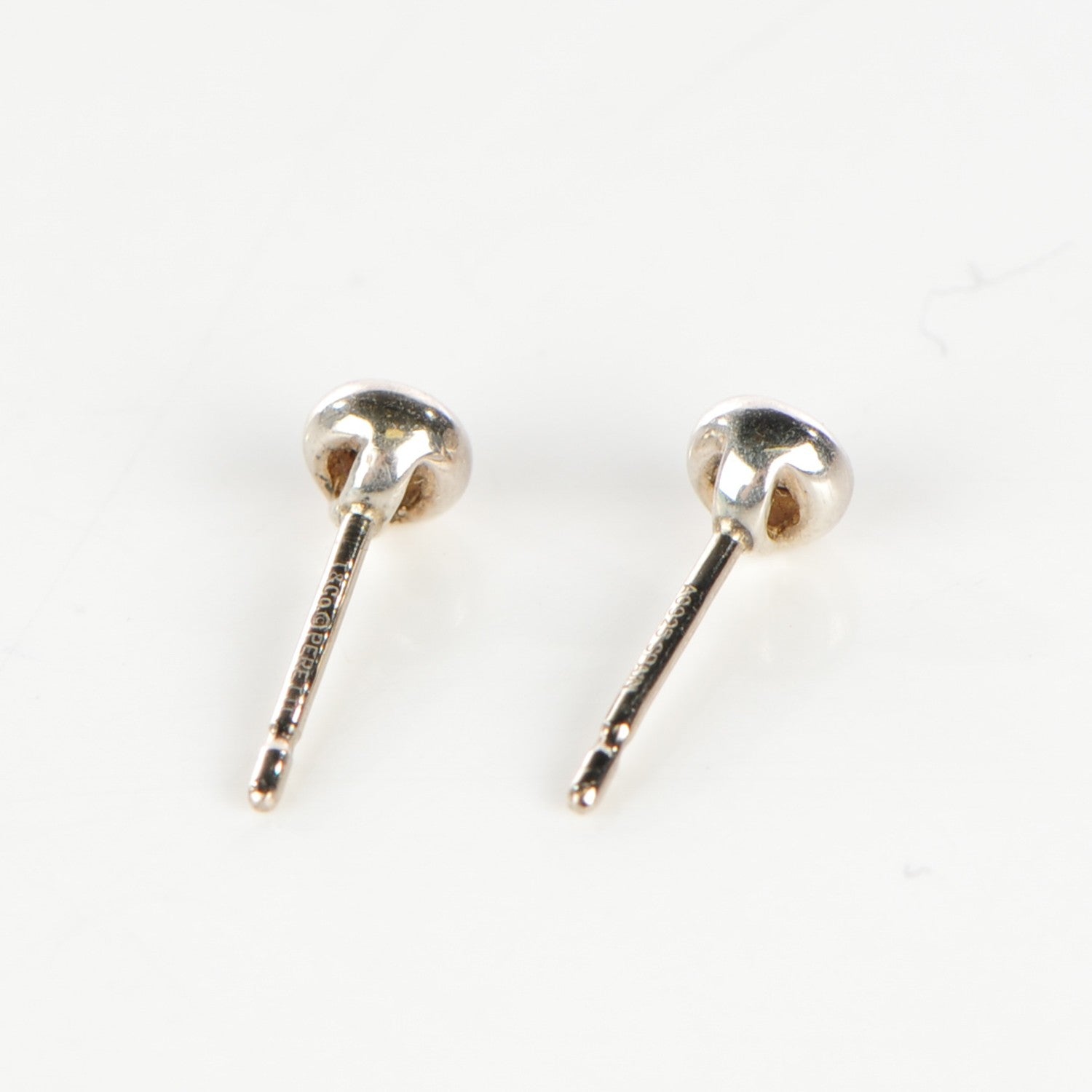 Tiffany Sterling Silver Diamond .30ctw Elsa Peretti Diamonds By The Yard Earrings 3 of 6