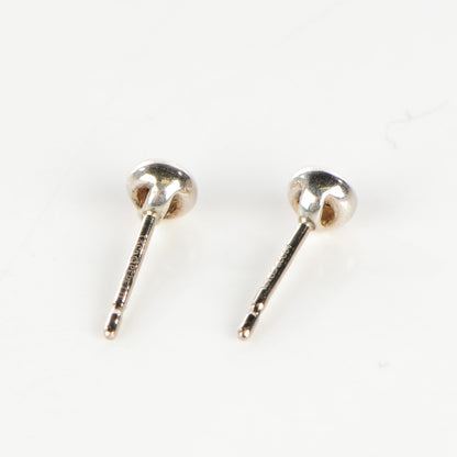 Tiffany Sterling Silver Diamond .30ctw Elsa Peretti Diamonds By The Yard Earrings 3 of 6
