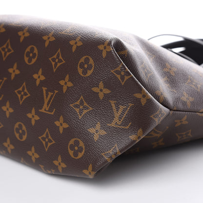 Louis Vuitton Monogram Flower Zipped Tote MM Black 9 of 9